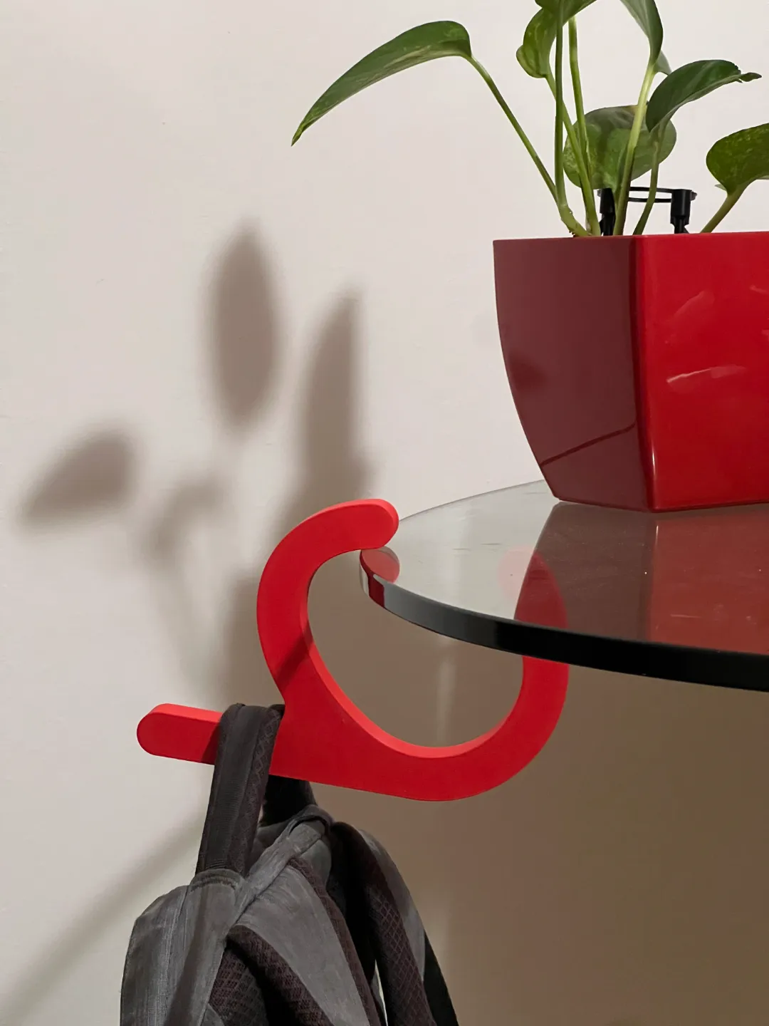 Strong & universal bag table hanger view 2