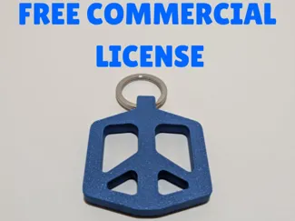 MTB Flat Pedal Keychain Free commercial license