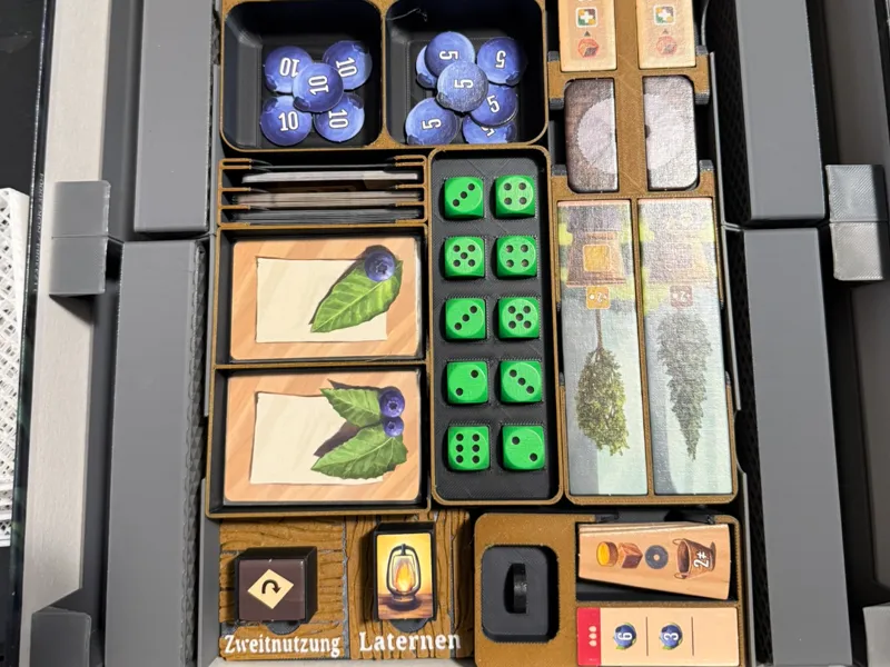 Woodcraft insert REMIX => side trays for geek bits