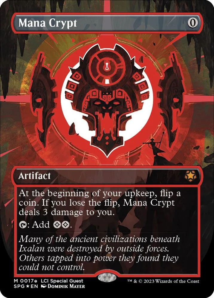 MTG Manacrypt red ixalan Hueforge 107x150
