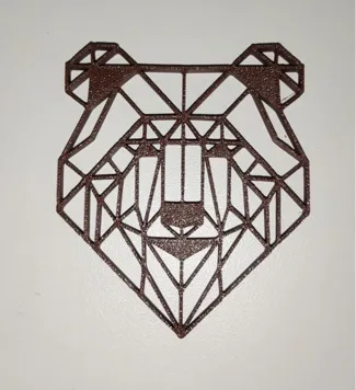 Wall art - 2D line art - Bears