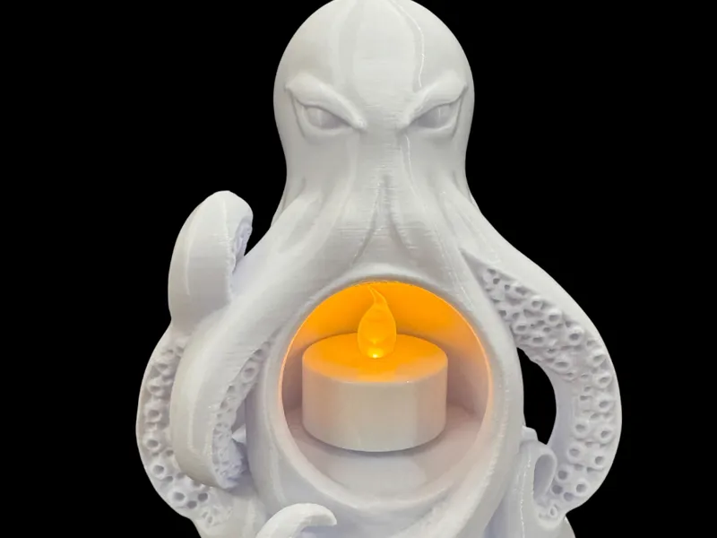 Teelicht Oktopus