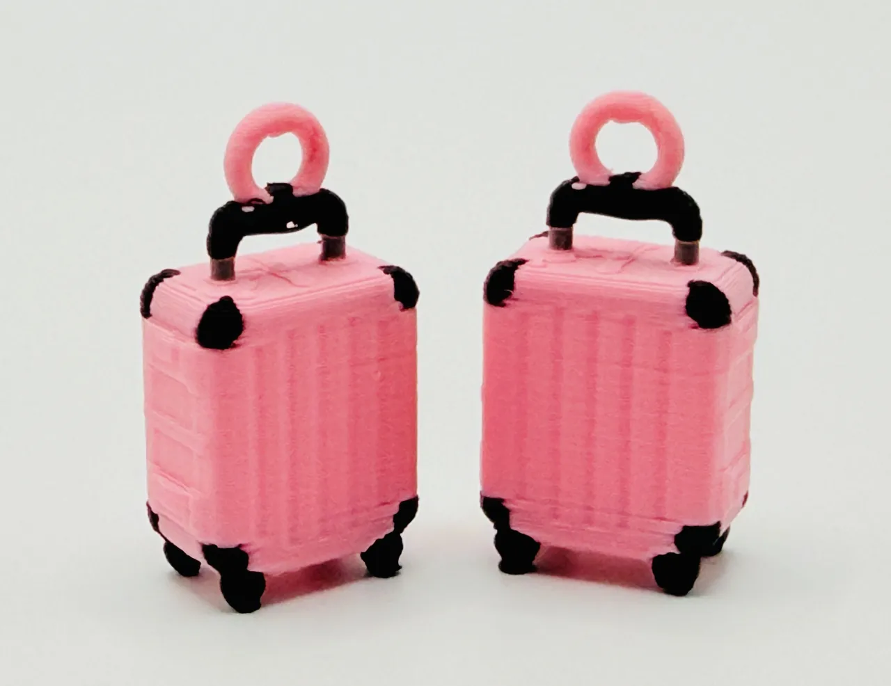 Mini Travel Suitcase Earrings Charm view 4
