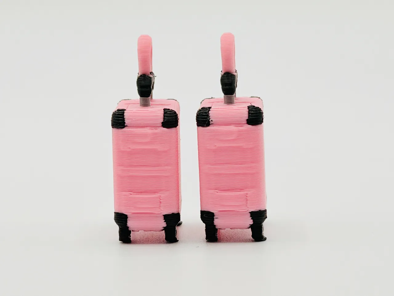 Mini Travel Suitcase Earrings Charm view 3
