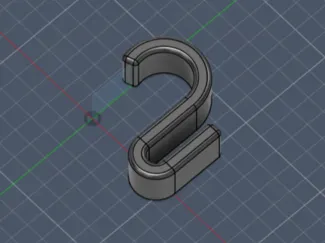 Simpler Haken für Schiebetüren
