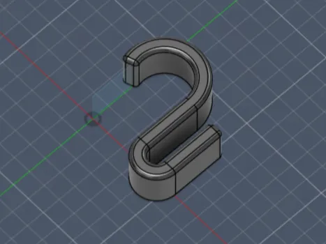 Simpler Haken für Schiebetüren