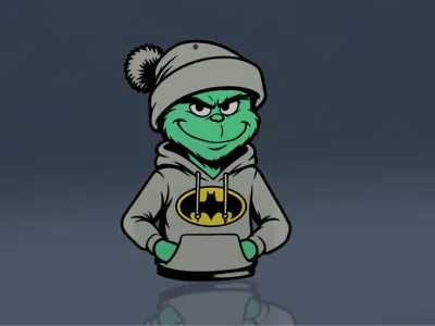 Grinch Ornament - Batman