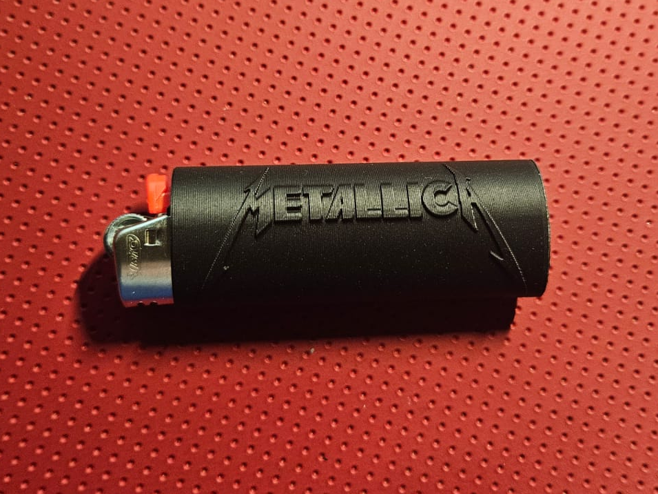 BIC lighter sleeve - Rock series Metallica