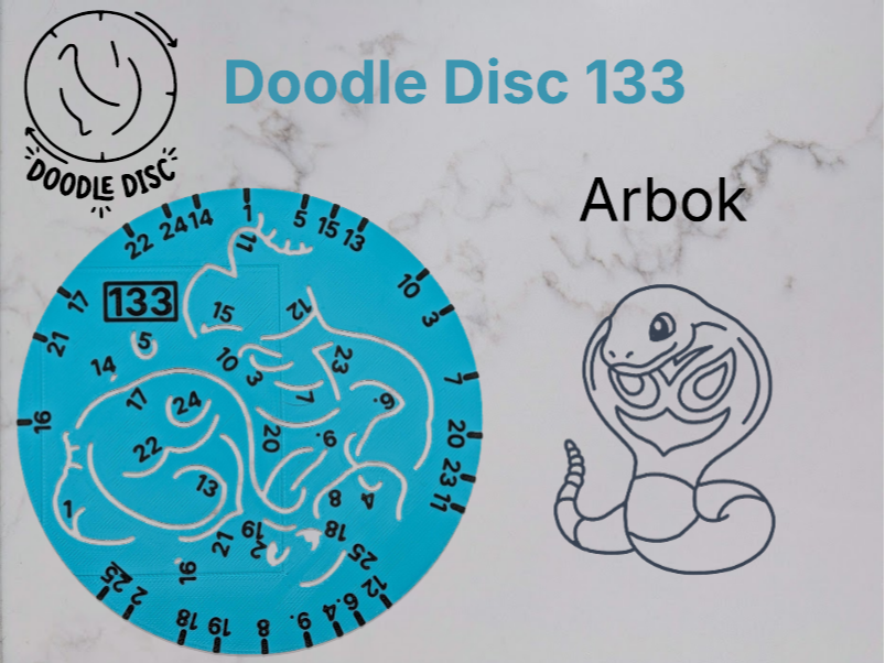 Doodle Disc 133 Arbok
