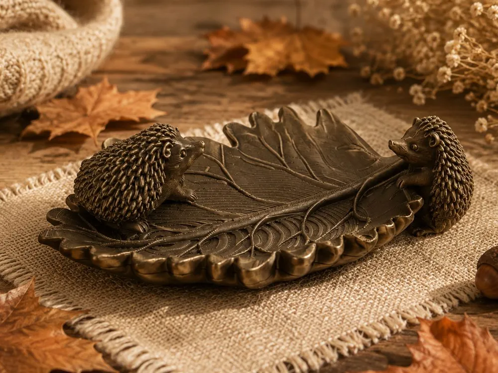Bandeja organizadora: Hedgehog Leaf Tray. Referencia del modelo original.