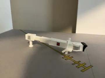 Modelo para impresión 3D: Updated Fully Adjustable 1:400 Jetbridge — vista de referencia 3