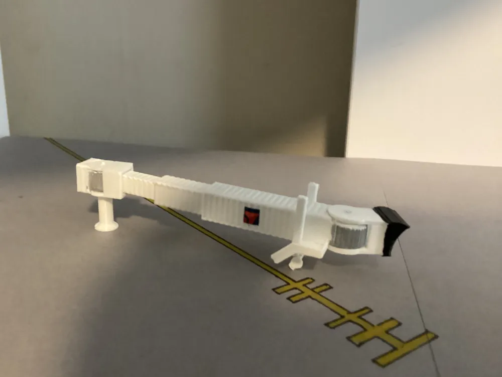 Modelo para impresión 3D: Updated Fully Adjustable 1:400 Jetbridge. Referencia del modelo original.