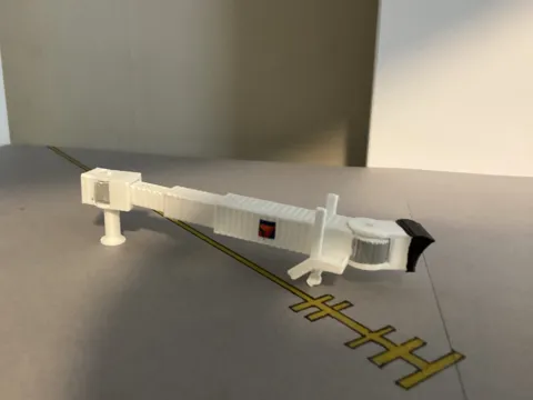 Modelo para impresión 3D: Updated Fully Adjustable 1:400 Jetbridge — referencia de MakerWorld