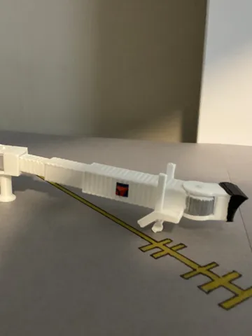 Modelo para impresión 3D: Updated Fully Adjustable 1:400 Jetbridge — vista de referencia 2