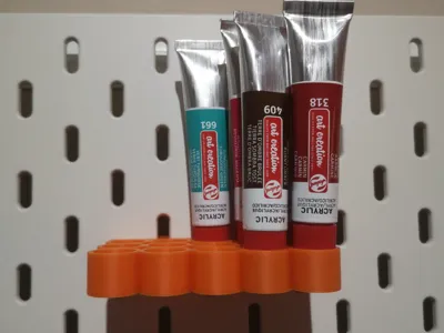 SKADIS IKEA paint organizer for art creation 12ml