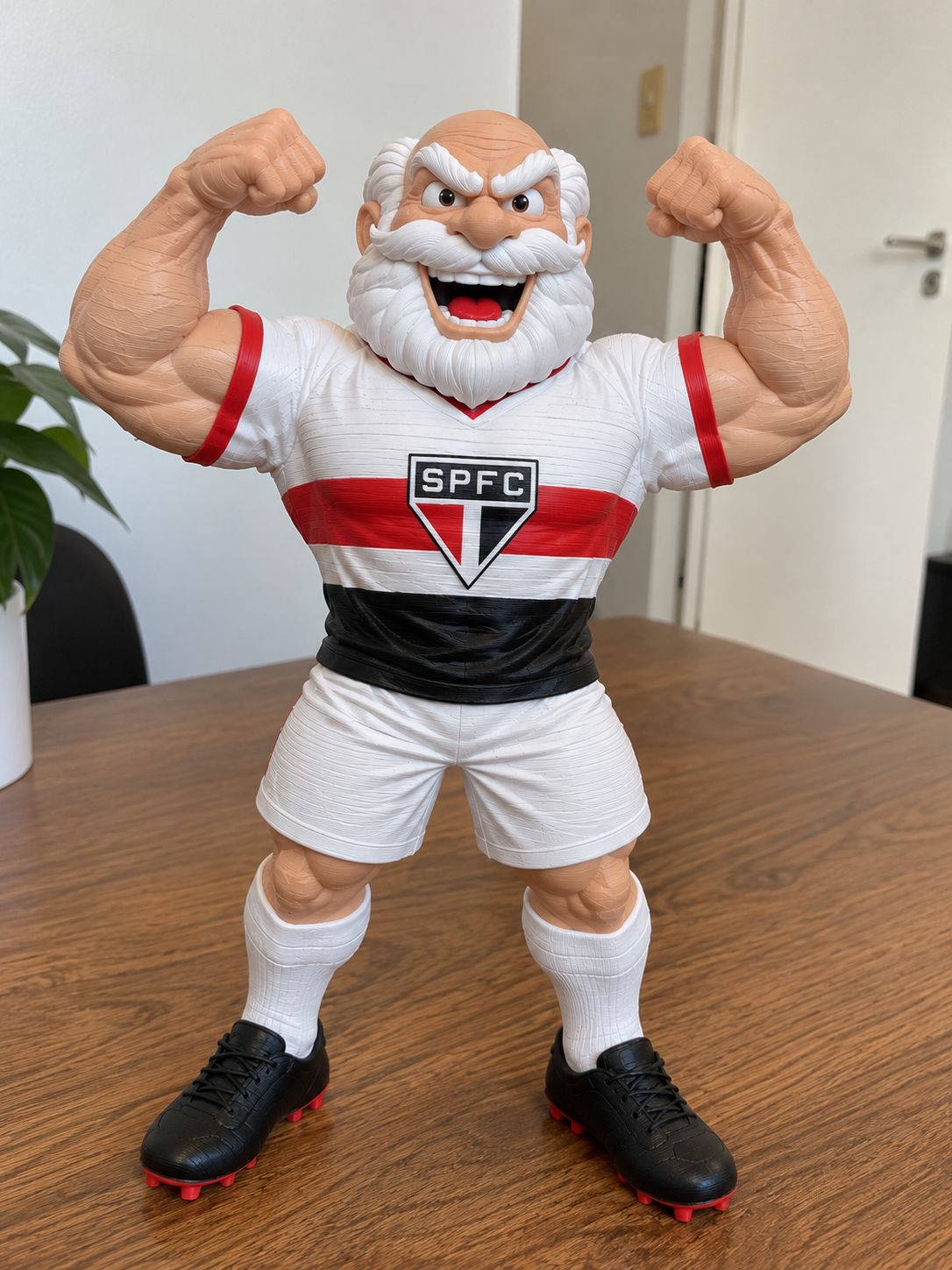 São Paulo FC Mascot 25 cm AMS for Selected Parts - 1
