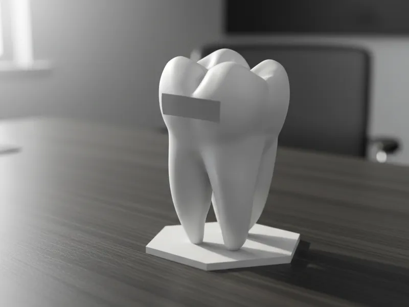 Anatomic Tooth Card Holder