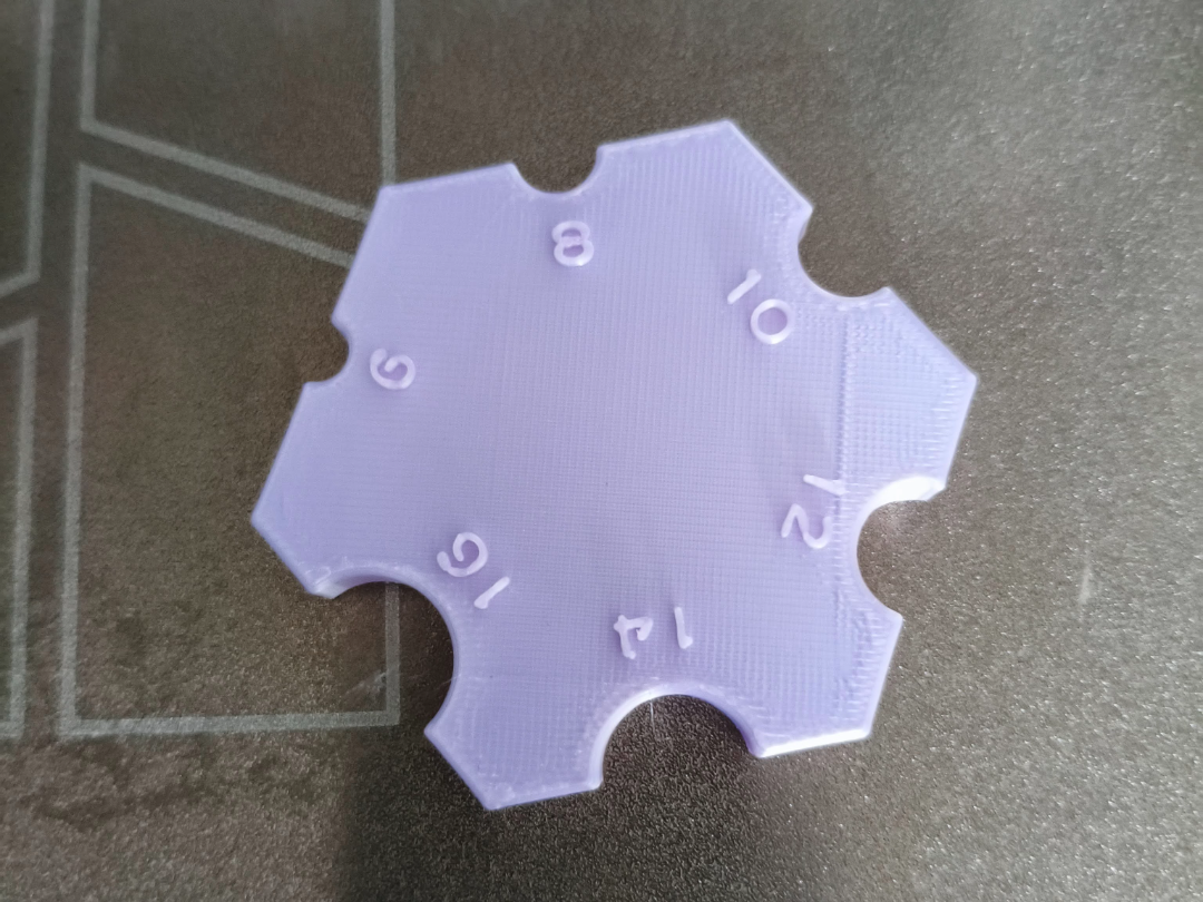 Circle cutter with measured holes
