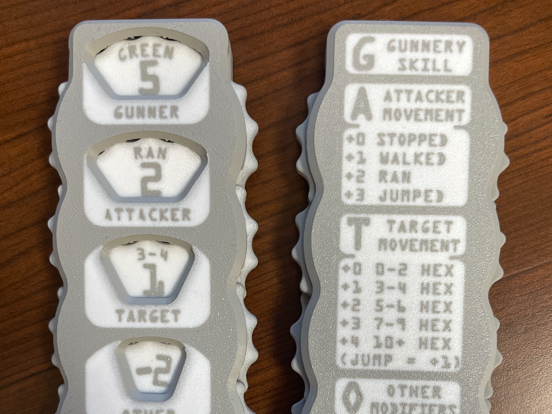 G.A.T.O.R-aid (BattleTech Hand Calculator) - 1
