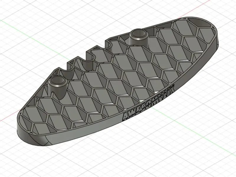 Awesomatix TC Bumper - 59mm - Slanted Honeycomb