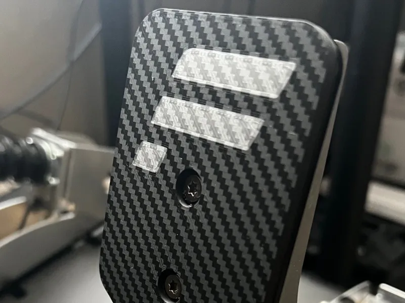 Replacement Fanatec CSL DD pedals faceplate + Logo