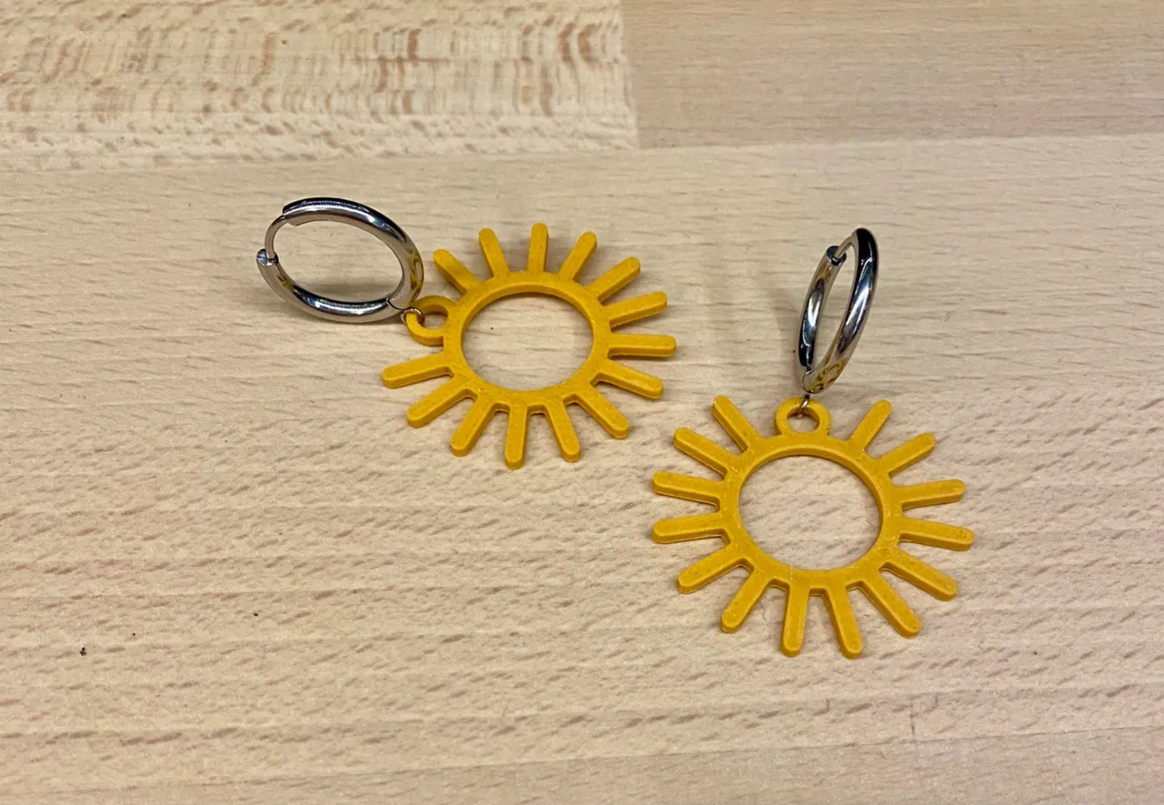 Sun Earrings view 2