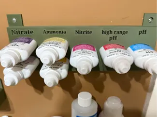 Fish Tank Test Kit Wall Holder