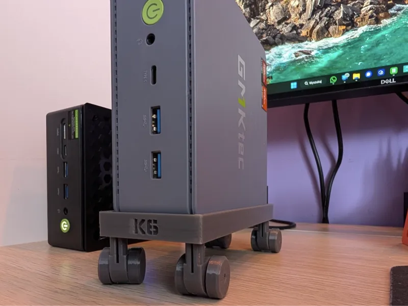 Mini PC Stand Cart for GMKtec K6-maybe M5/6 K8/5/2