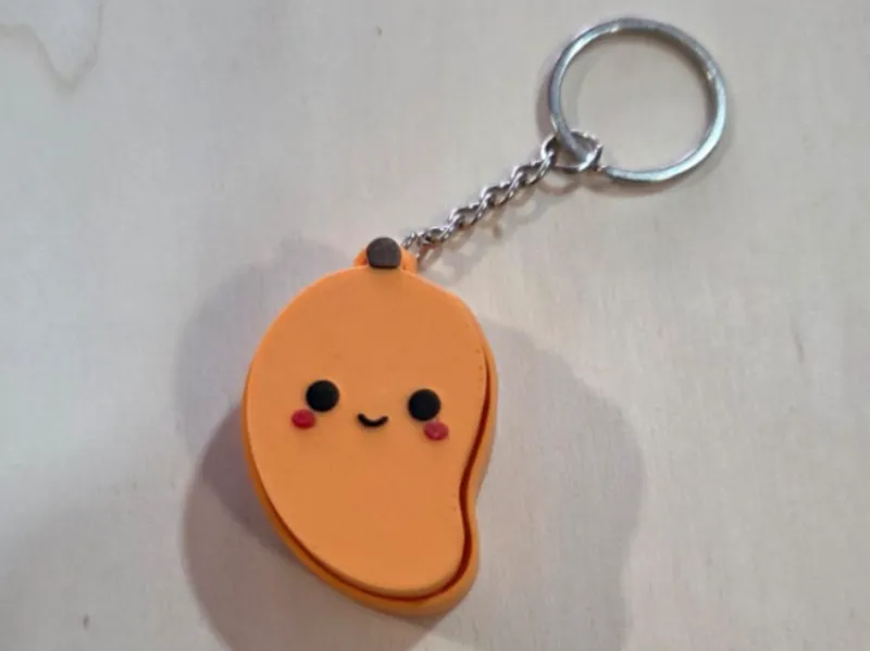 Cute mango clicker fidget toy