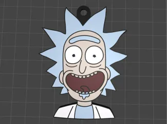 Rick Sanchez Keychain - from Rick and Morty