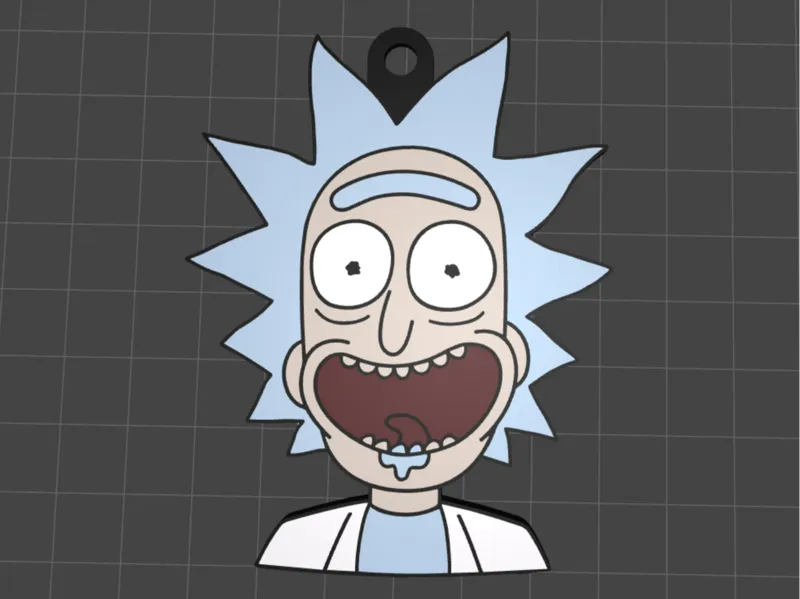 Rick Sanchez Keychain - from Rick and Morty