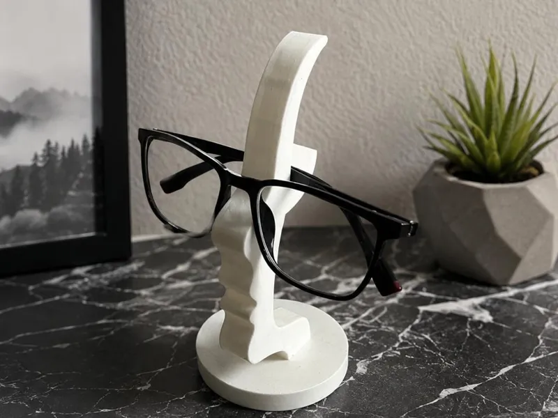 modern face glasses holder - minimalist eyeglass 
