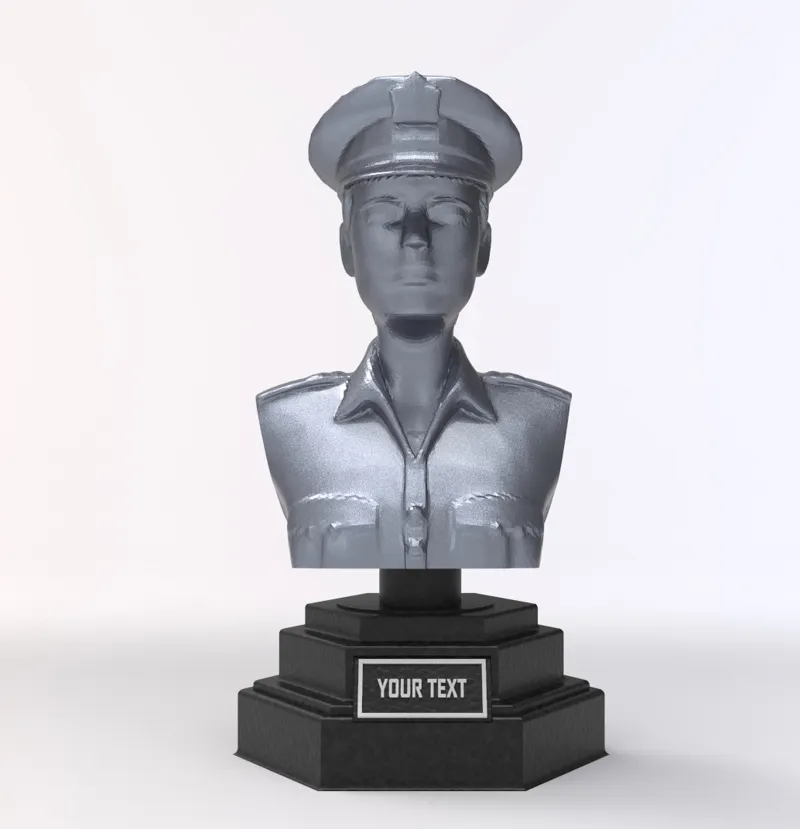 Police Woman Bust
