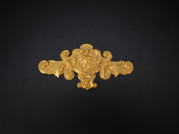 Letrero o emblema decorativo: Baroque Shell Cartouche Classic Scroll Relief — vista de referencia 5