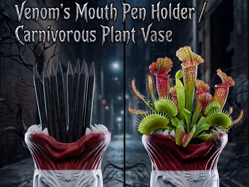 VENOM PEN HOLDER/PLANTER – 2 DIMENSIONS