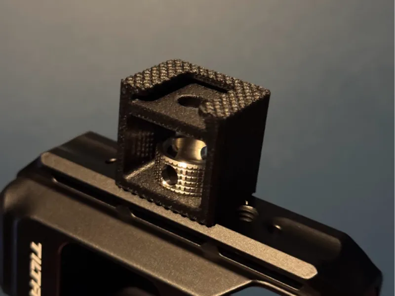 1/4" Inch to Hot Shoe Adaptor Block