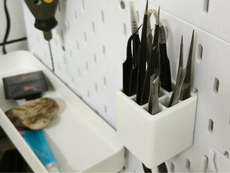 IKEA Skadis Tweezers container