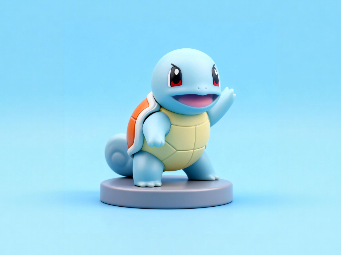 杰尼龟-口袋妖怪精灵宝可梦pokemon-儿童涂色玩具宠物小精灵