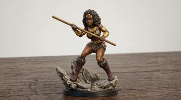 Modelo para impresión 3D: Diana - A Acrobata (D&D) - Caverna do Dragão — vista de referencia 4