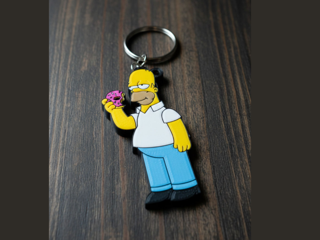 Homer Simpson llavero rosquilla