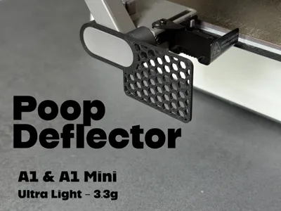 Ultra Light Poop Deflector A1 / A1 Mini