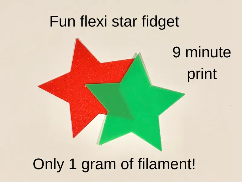 Flexi star fidget