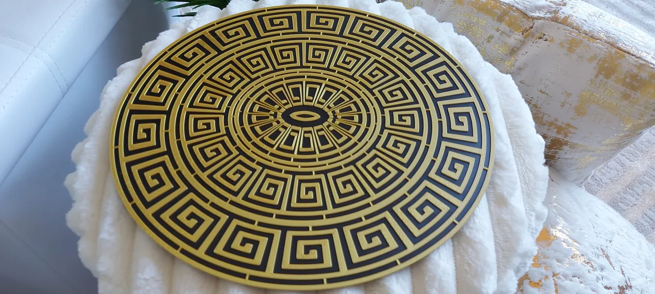 Elegant Geometric Placemat / Wall Decor view 3