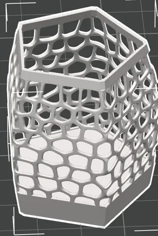 Voronoi pen holder 