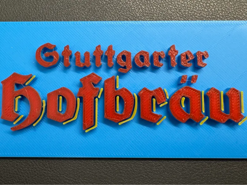 Stuttgarter Hofbräu Schrift 