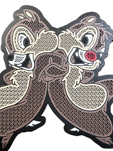 Letrero o emblema decorativo: Chip and Dale | Pin Board Display — vista de referencia 2