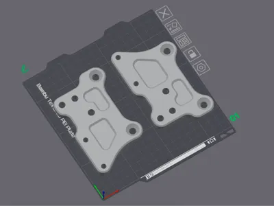 Rearset footpeg support for pit bikes