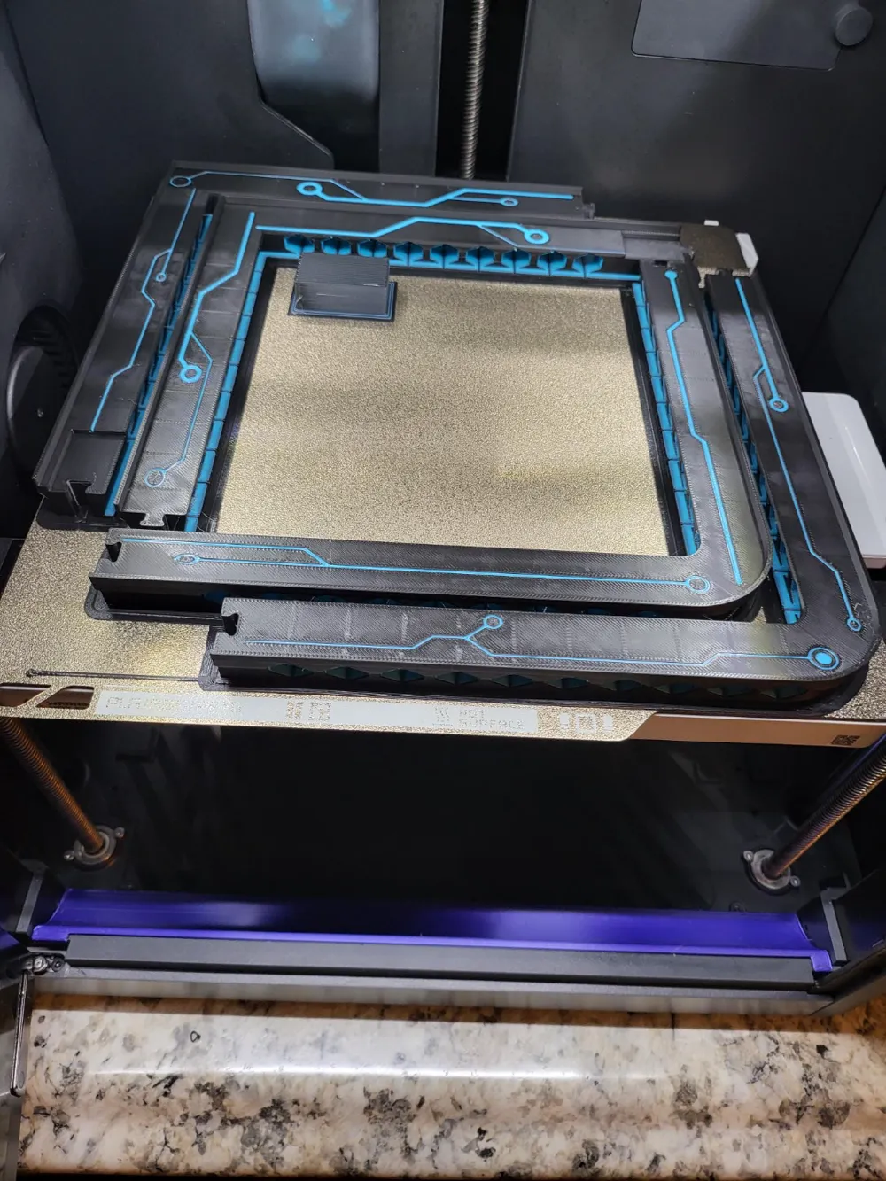 A3 Printer Riser Top Glass Riser for Bambu Printers with Vent Holes - Tron Circuit ...