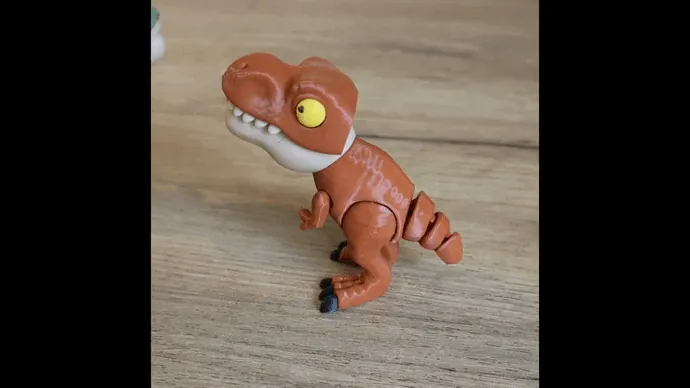 BITING T-REX (MULTIPART PRINT) view 3
