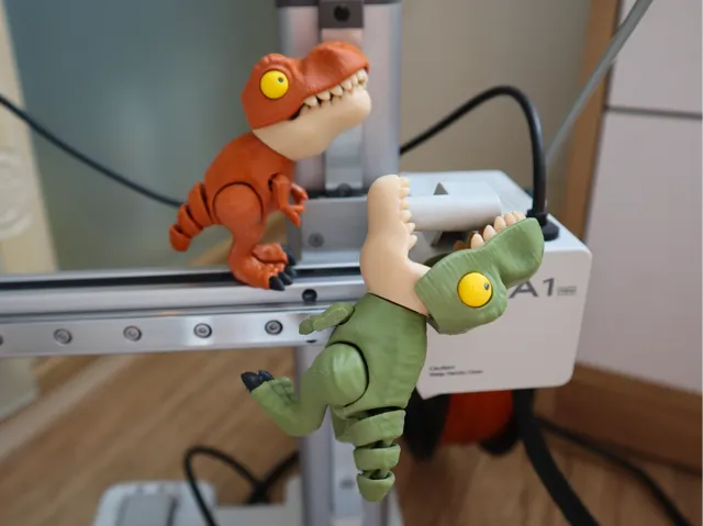 BITING T-REX (MULTIPART PRINT)
